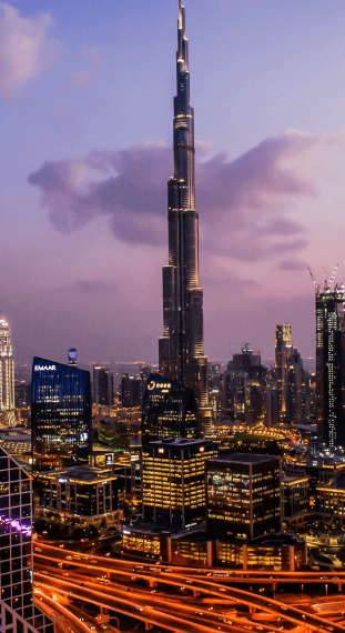Skyline view of the city